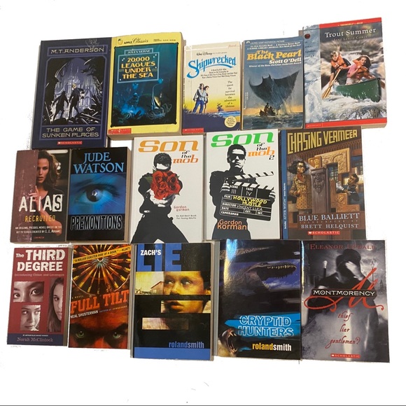 Set of 15 Action Mystery Adventure YA Novels Bulk Lot Chapterbooks Teen Books - Picture 2 of 13